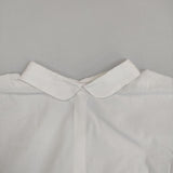 STAMP AND DIARY バックプリーツ ブラウス シャツ ホワイト レディース スタンプ アンド ダイアリー【中古】5-0824M∞