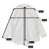 STAMP AND DIARY バックプリーツ ブラウス シャツ ホワイト レディース スタンプ アンド ダイアリー【中古】5-0824M∞