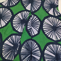 marimekko Sitrus リネン ブラウス サイズ34 ノースリーブ チュニック グリーン ネイビー レディース マリメッコ【中古】5-0704S♪