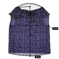 anatelier ノースリーブ サイズ38 バックリボン フレンチスリーブ ブラウス シャツ パープル レディース アナトリエ【中古】5-0704S♪