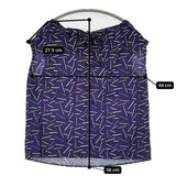 anatelier ノースリーブ サイズ38 バックリボン フレンチスリーブ ブラウス シャツ パープル レディース アナトリエ【中古】5-0704S♪