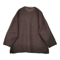 ARTS&SCIENCE 0231-L6224-2153 コットンシルクリネン プルオーバー ブラウス シャツ 23SS ブラウン レディース アーツ&サイエンス【中古】5-0812M△
