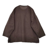 ARTS&SCIENCE 0231-L6224-2153 コットンシルクリネン プルオーバー ブラウス シャツ 23SS ブラウン レディース アーツ&サイエンス【中古】5-0812M△