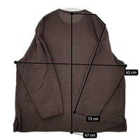 ARTS&SCIENCE 0231-L6224-2153 コットンシルクリネン プルオーバー ブラウス シャツ 23SS ブラウン レディース アーツ&サイエンス【中古】5-0812M△
