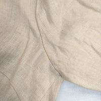 nesessaire リネン レース 14-1-3004 プリーツ ブラウス シャツ ベージュ ブラック レディース ネセセア【中古】5-0822M△