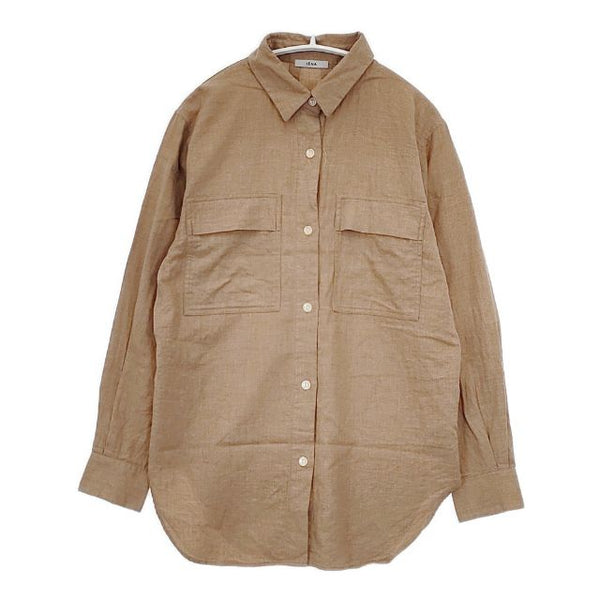IENA コットン 長袖シャツ ベージュ レディース イエナ【中古】5-1009T∞