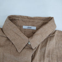 IENA コットン 長袖シャツ ベージュ レディース イエナ【中古】5-1009T∞