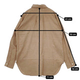 IENA コットン 長袖シャツ ベージュ レディース イエナ【中古】5-1009T∞