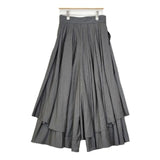 Ray Beams ピンストライプフレアパンツ 袴 パンツ グレー レディース レイビームス【中古】5-1009M∞