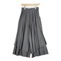Ray Beams ピンストライプフレアパンツ 袴 パンツ グレー レディース レイビームス【中古】5-1009M∞