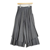 Ray Beams ピンストライプフレアパンツ 袴 パンツ グレー レディース レイビームス【中古】5-1009M∞
