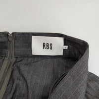 Ray Beams ピンストライプフレアパンツ 袴 パンツ グレー レディース レイビームス【中古】5-1009M∞