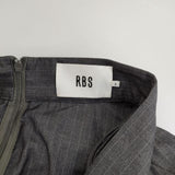 Ray Beams ピンストライプフレアパンツ 袴 パンツ グレー レディース レイビームス【中古】5-1009M∞