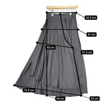 Ray Beams ピンストライプフレアパンツ 袴 パンツ グレー レディース レイビームス【中古】5-1009M∞