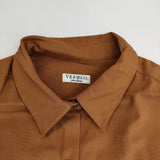 VERMEIL par iena ベルト付き ドレス ワンピース ブラウン レディース ヴェルメイユパーイエナ【中古】5-0824M∞