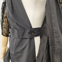 stair カシュクール 袖レース サイズ2 ワンピース ブラック レディース ステア【中古】5-0922G◎