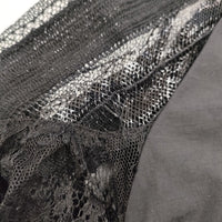 stair カシュクール 袖レース サイズ2 ワンピース ブラック レディース ステア【中古】5-0922G◎