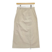 LE CIEL BLEU Pleated Insert Skirt ロングスカート ベージュ レディース ルシェルブルー【中古】5-0924M∞