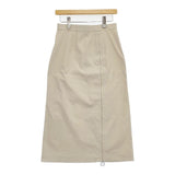 LE CIEL BLEU Pleated Insert Skirt ロングスカート ベージュ レディース ルシェルブルー【中古】5-0924M∞