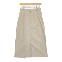 LE CIEL BLEU Pleated Insert Skirt ロングスカート ベージュ レディース ルシェルブルー【中古】5-0924M∞