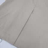 LE CIEL BLEU Pleated Insert Skirt ロングスカート ベージュ レディース ルシェルブルー【中古】5-0924M∞