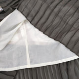 AMERI UNDRESSED CRUISE SCARF DRESS 02920520210 ワンピース ホワイト グレー レディース アメリ【中古】5-1124M∞