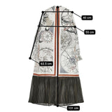 AMERI UNDRESSED CRUISE SCARF DRESS 02920520210 ワンピース ホワイト グレー レディース アメリ【中古】5-1124M∞