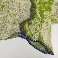 AMERI UND RUST ART KNIT TOP セーター ニット グリーン ベージュ レディース アメリ【中古】5-1009T∞