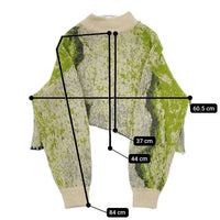 AMERI UND RUST ART KNIT TOP セーター ニット グリーン ベージュ レディース アメリ【中古】5-1009T∞