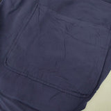 antiqua YA-00352 長袖 シャツワンピース ワイド レーヨン ワンピース ネイビー レディース アンティカ【中古】5-1021M△