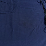 antiqua YA-00352 長袖 シャツワンピース ワイド レーヨン ワンピース ネイビー レディース アンティカ【中古】5-1021M△