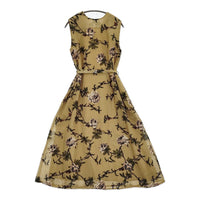 Ameri VINTAGE 2WAY JEANNETTE ORDINARY LINE DRESS サイズM ノースリーブ ワンピース ベージュ レディース アメリヴィンテージ【中古】5-0716S♪