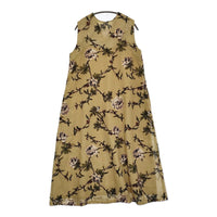 Ameri VINTAGE 2WAY JEANNETTE ORDINARY LINE DRESS サイズM ノースリーブ ワンピース ベージュ レディース アメリヴィンテージ【中古】5-0716S♪