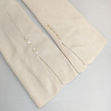 AMERI AMERICAN SLEEVE LAYERED KNIT DRESS リブニットドレス ノースリーブトップス付 ワンピース ベージュ レディース アメリ【中古】5-1225T∞