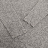 vie evam eva カシミヤ100％ V183K943 定価38000円 サイズM ボートネックニットワンピース グレー レディース ヴィー エヴァムエヴァ【中古】5-1026T♪