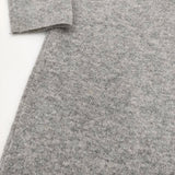 vie evam eva カシミヤ100％ V183K943 定価38000円 サイズM ボートネックニットワンピース グレー レディース ヴィー エヴァムエヴァ【中古】5-1026T♪