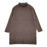 vie evam eva brushed high necked tunic ウールアンゴラカシミヤ 定価23000円 チュニック ブラウン レディース ヴィーエヴァムエヴァ【中古】5-1026T♪