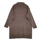vie evam eva brushed high necked tunic ウールアンゴラカシミヤ 定価23000円 チュニック ブラウン レディース ヴィーエヴァムエヴァ【中古】5-1026T♪