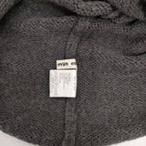 evam eva アルパカ タートル E183K149 ladder lily yarn TN セーター ニット チャコールグレー レディース エヴァムエヴァ【中古】5-1208T∞