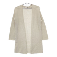 evam eva ソフトカシミヤローブ E183K081 定価54000円 サイズ2 カーディガン ベージュ レディース エヴァムエヴァ【中古】5-0922T◎