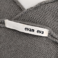 evam eva ウールカシミヤ Vネック プルオーバー E183K151 セーター ニット グレー レディース エヴァムエヴァ【中古】5-0915T∞