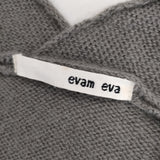 evam eva ウールカシミヤ Vネック プルオーバー E183K151 セーター ニット グレー レディース エヴァムエヴァ【中古】5-0915T∞