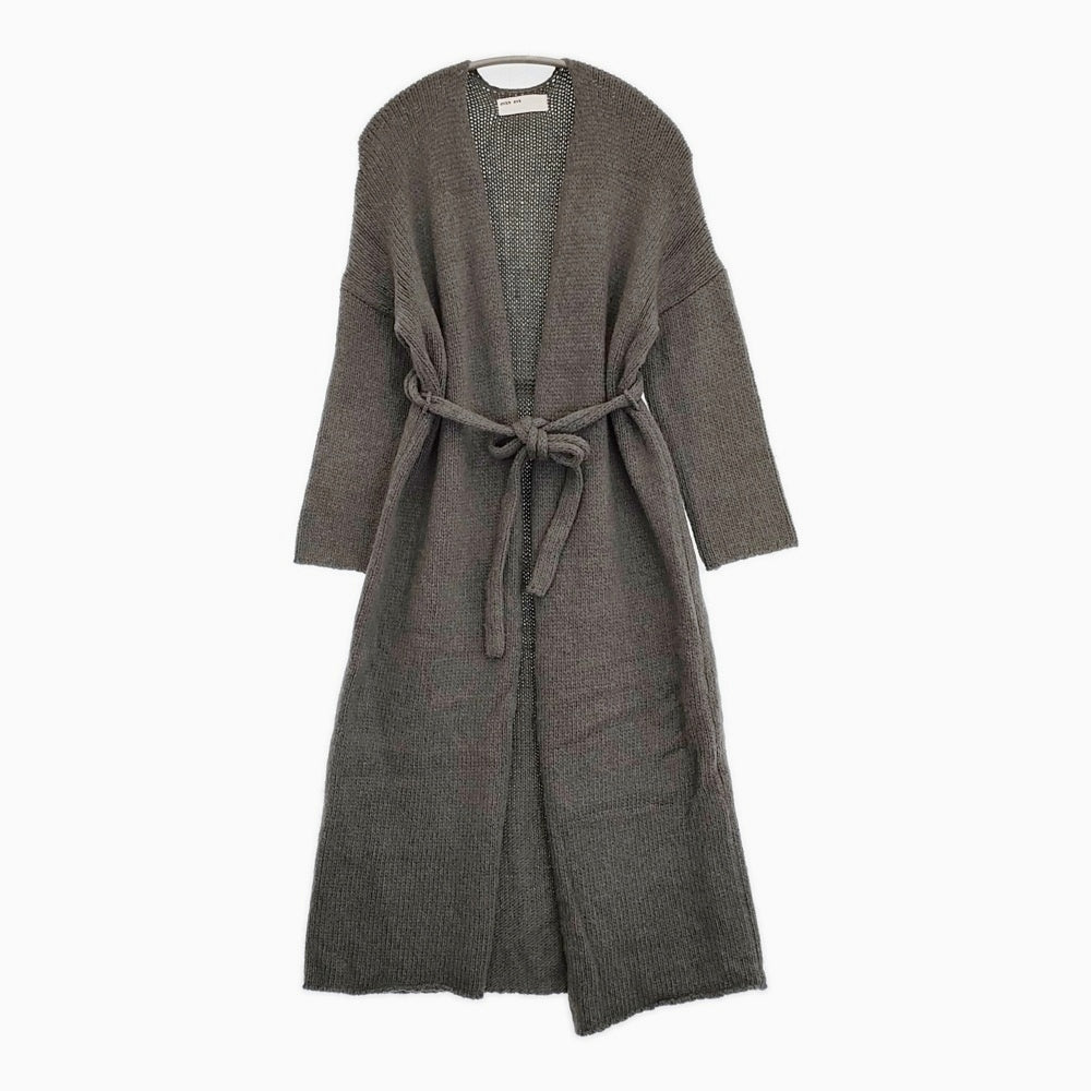 美品　定価40700円　evam eva ロングカーディガン evam eva ウールヤクローブ サイズM E183K182 定価56000円 ロング