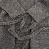 evam eva ウールヤクローブ サイズM E183K182 定価56000円 ロング カーディガン グレー レディース エヴァムエヴァ【中古】5-1103T♪