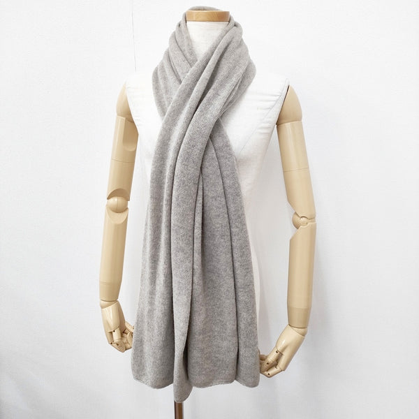 vie evam eva カシミヤ ロングループストール V213G944 定価27500円