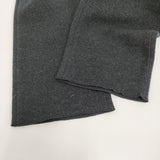 evam eva プレスウールストレートパンツ サイズ2 E183K064 定価24000円 イージー パンツ ブラック レディース エヴァムエヴァ【中古】5-1026T♪