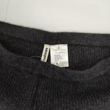 evam eva カシミヤ リブニットレギンス E163K088 定価32000円 パンツ チャコールグレー レディース エヴァムエヴァ【中古】5-1208T∞