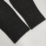 evam eva カシミヤ リブニットレギンス E163K088 定価32000円 パンツ チャコールグレー レディース エヴァムエヴァ【中古】5-1208T∞