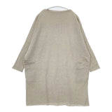 evam eva ウールチュニック E183K125 ニットワンピース チュニック ベージュ レディース エヴァムエヴァ【中古】5-1208T∞