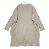 evam eva ウールチュニック E183K125 ニットワンピース チュニック ベージュ レディース エヴァムエヴァ【中古】5-1208T∞